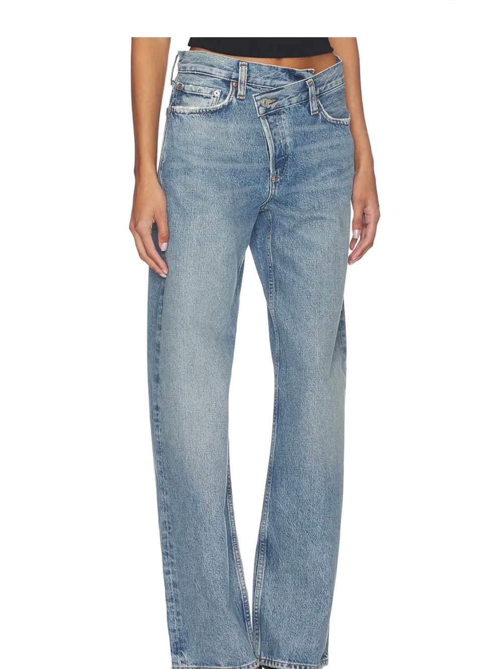 Agolde Arc Criss Cross Jeans in Conclusion - Picture 2 of 11